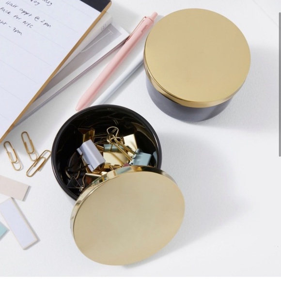 Z Gallerie Bath Z Gallerie Multi Use Storage Duo Containers Poshmark